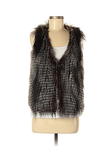 Zara Faux Fur Vest (view 1)