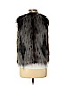 Zara Gray Faux Fur Vest Size M - photo 2