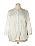 Talbots 100% Cotton White 3/4 Sleeve Blouse Size 3X - photo 1