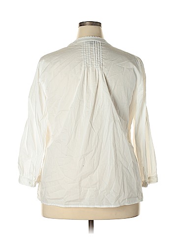 Talbots 3/4 Sleeve Blouse (view 2)