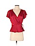 Zara Red Short Sleeve Blouse Size S - photo 1