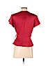 Zara Red Short Sleeve Blouse Size S - photo 2