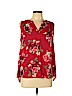 dalia 100% Polyester Red Sleeveless Blouse Size L - photo 1