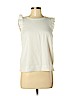 Ann Taylor Ivory Sleeveless Top Size M (petite) - photo 1