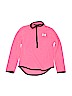 Under Armour 100% Polyester Solid Pink Fleece Jacket Size 6 - photo 1