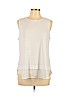Banana Republic Factory Store White Sleeveless Top Size L (petite) - photo 1