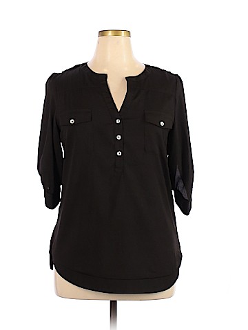 41Hawthorn 3/4 Sleeve Blouse (view 1)