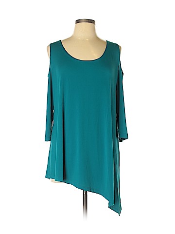 Slinky Brand 3/4 Sleeve Blouse (view 1)