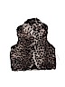 Cherokee Animal Print Gray Faux Fur Vest Size S (toddler) - photo 1