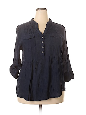 New Directions 3/4 Sleeve Blouse (view 1)