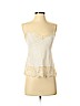 BCBGMAXAZRIA 100% Cotton Ivory Sleeveless Blouse Size S - photo 1