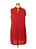 Nicole Miller New York 100% Polyester Red Casual Dress Size 14 - photo 1