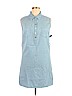 Laura Scott 100% Cotton Blue Casual Dress Size 14 (petite) - photo 1