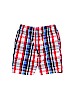 Starter 100% Cotton Plaid Red Khaki Shorts Size 3T - photo 2