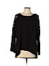 Eyeshadow Black Long Sleeve Top Size L - photo 1
