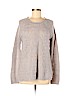 Sonoma Goods for Life 100% Cotton Gray Pullover Sweater Size M (petite) - photo 1