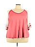 Maurices Pink 3/4 Sleeve T-Shirt Size 24 (3) - photo 1