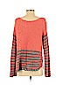 Free People 100% Cotton Orange Pullover Sweater Size S - photo 2