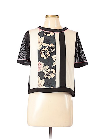 Elizabeth & Jane Short Sleeve Silk Top (view 1)