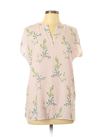 Ann Taylor LOFT Short Sleeve Silk Top (view 1)
