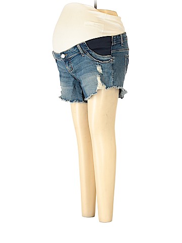 Indigo Blue Denim Shorts (view 1)