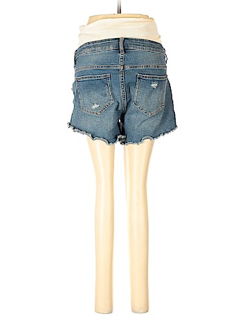 Indigo Blue Denim Shorts (view 2)