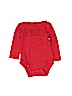 Carter's 100% Cotton Red Short Sleeve Onesie 9-12 MO / 12 MO - photo 1
