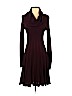 Ellen Tracy 100% Acrylic Burgundy Casual Dress Size S - photo 1