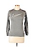 Nike 100% Polyester Gray Active T-Shirt Size L - photo 1