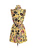 Angie 100% Rayon Yellow Casual Dress Size M - photo 2