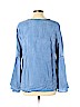 Scotch & Soda 100% Lyocell Blue Long Sleeve Blouse Size Lg (3) - photo 2