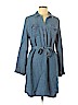 SONOMA life + style 100% Cotton Blue Casual Dress Size L - photo 1