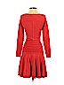 Diane von Furstenberg Red Casual Dress Size P (petite) - photo 2