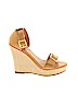 Just Fab Tan Wedges Size 8 1/2 - photo 1