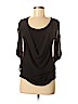 Iz Byer 100% Polyester Black 3/4 Sleeve Blouse Size S - photo 1