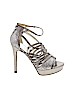 Guess Silver Heels Size 6 1/2 - photo 1
