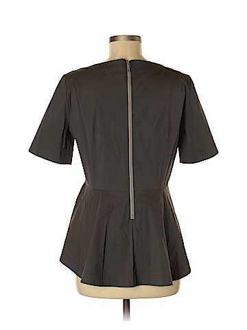 Lafayette 148 New York Short Sleeve Blouse (view 2)