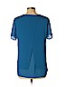 MICHAEL Michael Kors Blue Short Sleeve Blouse Size L - photo 2