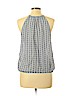 Joie 100% Polyester Blue Sleeveless Blouse Size M - photo 2