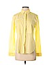 Theory 100% Cotton Yellow Long Sleeve Button-Down Shirt Size S - photo 1