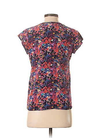 Joie Short Sleeve Silk Top (view 2)