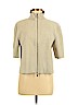 Armani Collezioni 100% Leather Ivory Jacket Size 6 - photo 1