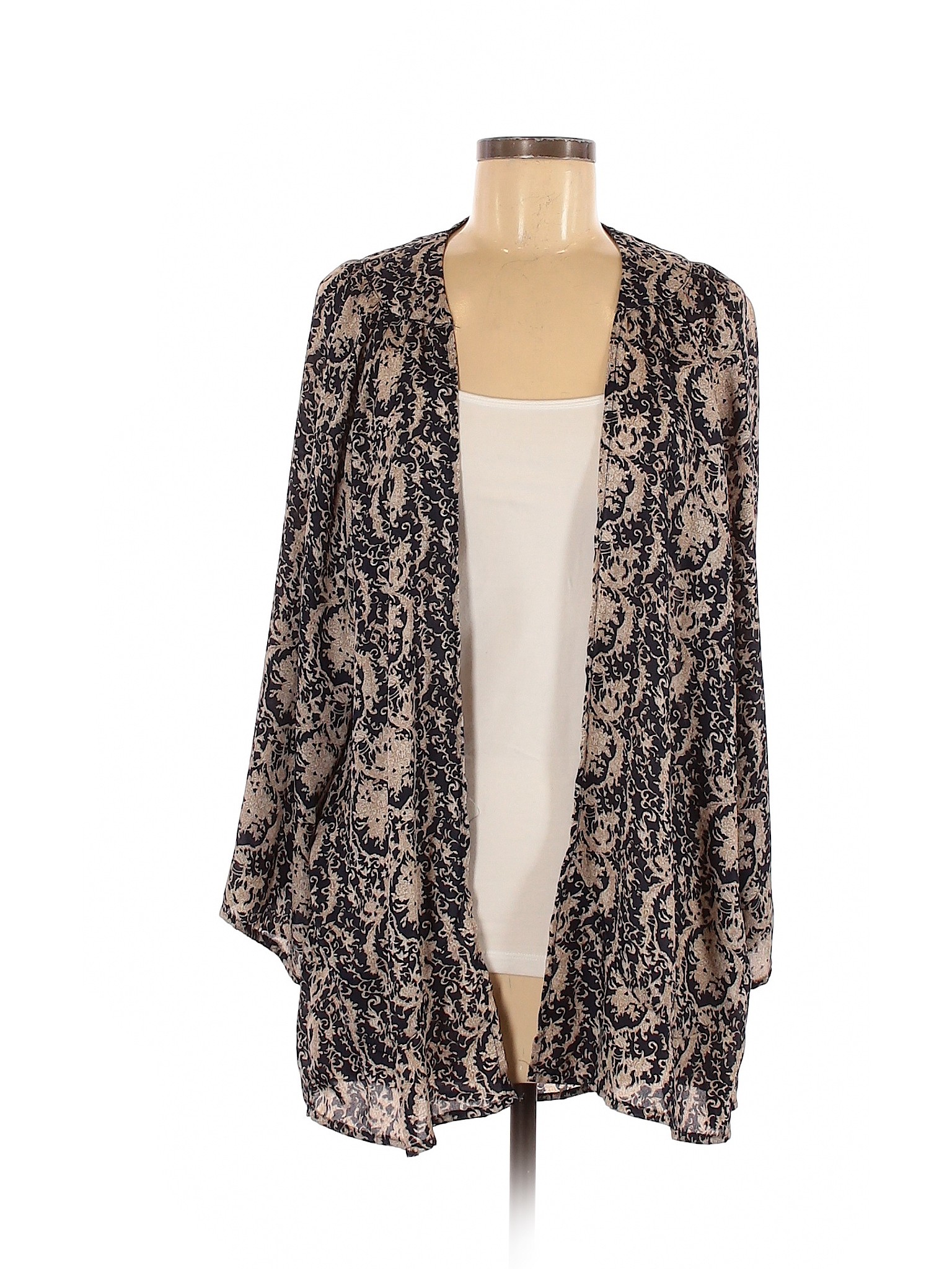 Jodifl 100% Polyester Animal Print Tan Kimono Size M - 71% off | thredUP