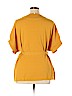 Unbranded Yellow Short Sleeve Blouse Size XL - photo 2