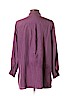 Eileen Fisher 100% Silk Purple Long Sleeve Silk Top Size L (petite) - photo 2