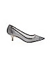 Adrianna Papell Silver Heels Size 7 1/2 - photo 1