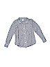 Janie and Jack 100% Cotton Blue Long Sleeve Button-Down Shirt Size 6 - photo 1
