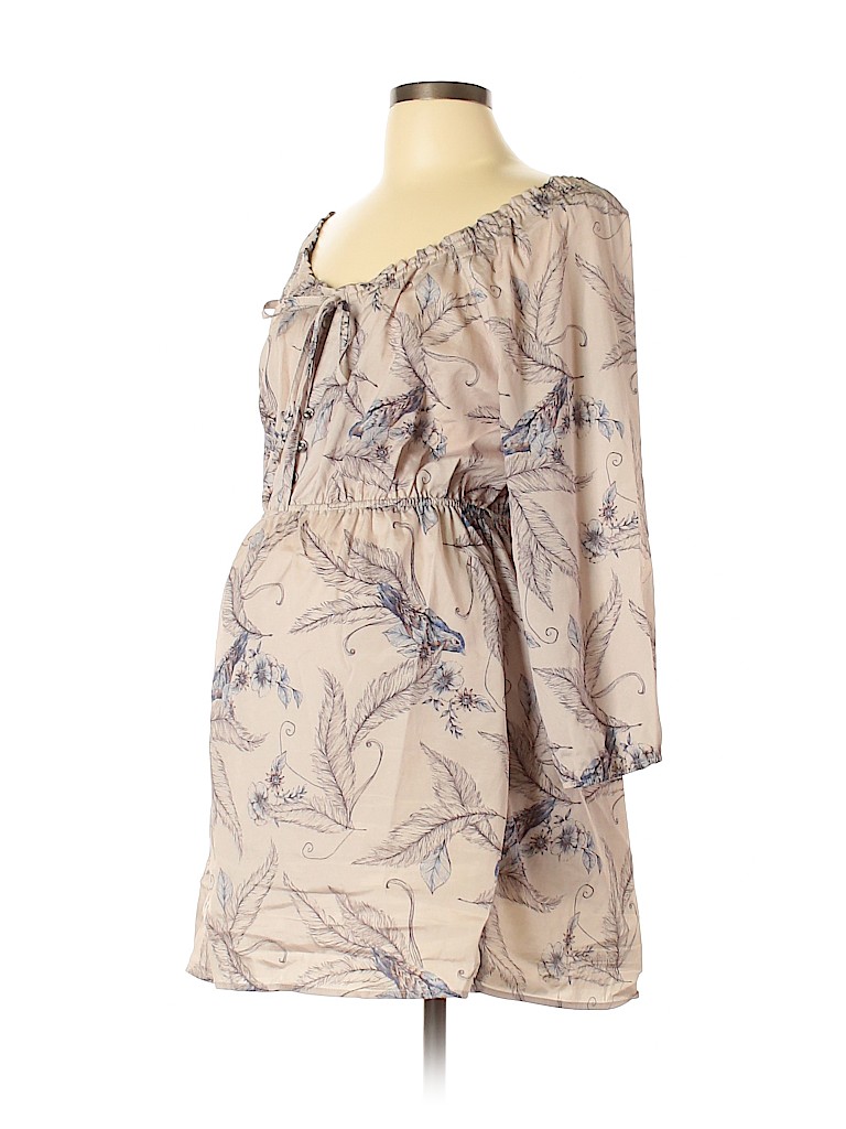 Motherhood Tan Casual Dress Size L - photo 1