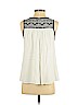 Market and Spruce 100% Rayon White Sleeveless Blouse Size S - photo 2