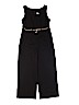 Assorted Brands 100% Polyester Solid Black Jumpsuit Size 8 - photo 1